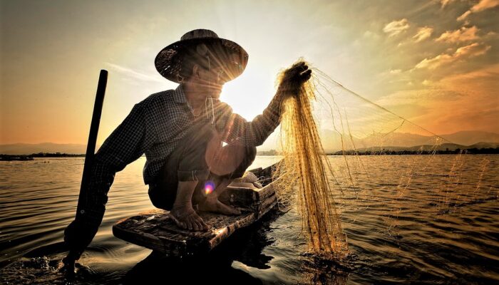 Lake Phayao Fisherman